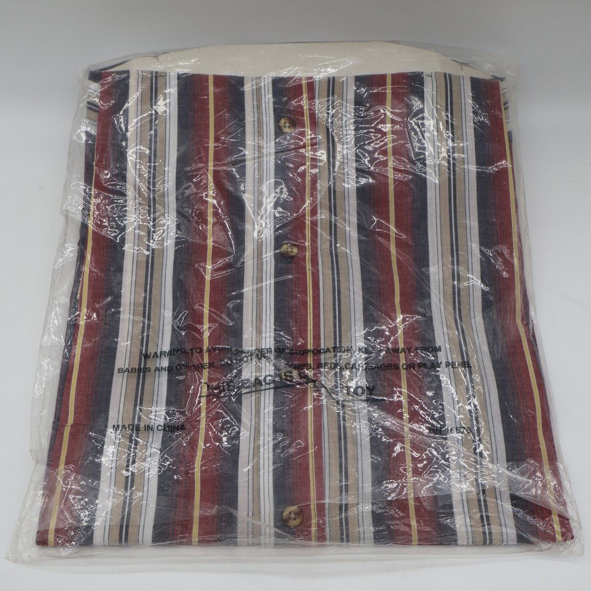 Salmon River Traders Shirt Mens XL NWT Striped Short Sleeve Button Front Red - take2supply