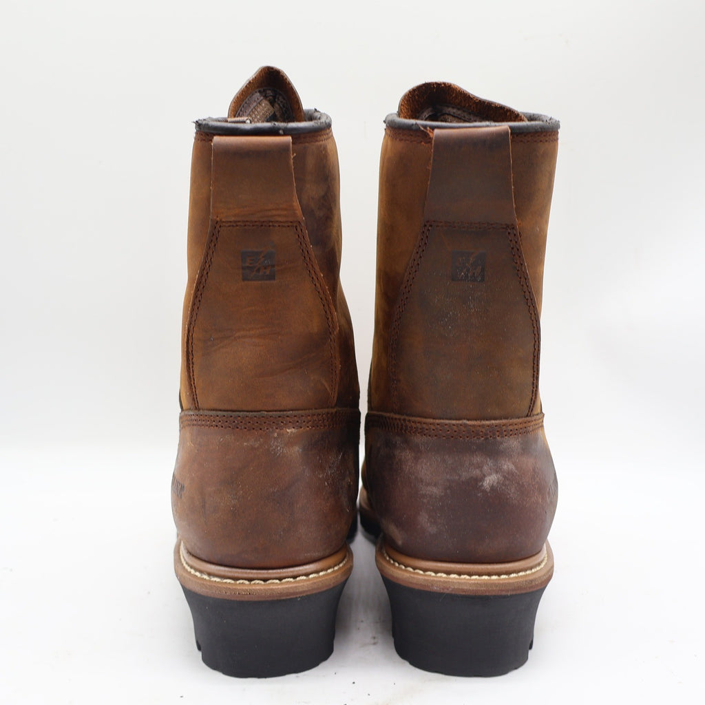 Carolina Logger Work Boots Mens 13 2E Brown Leather Waterproof EH CA4821 600g - take2supply