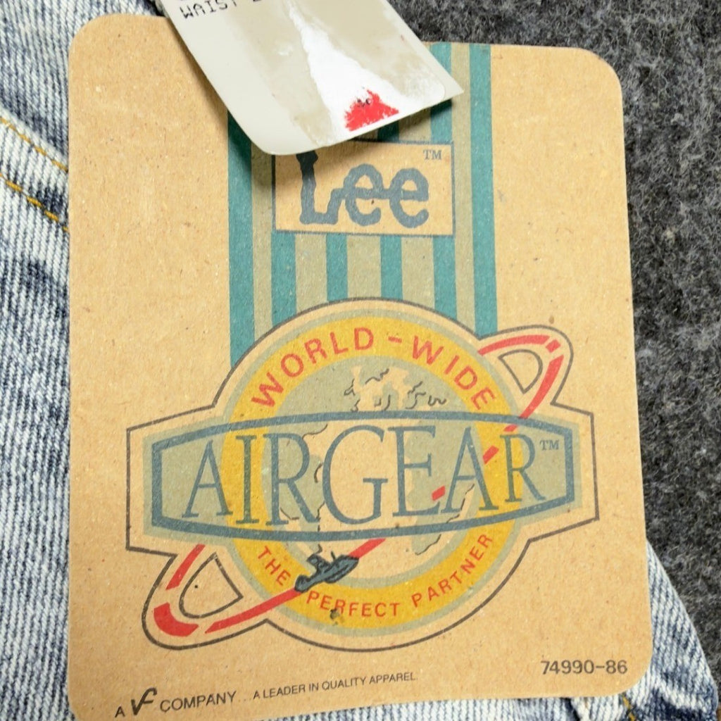 Lee Vintage 90s Airgear Commando Loose Fit Jeans Boys 8 Snow Frost NWT C487 - take2supply