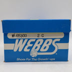 Webbs Boat Shoes Kids Size 2 C Vintage 80s Navy Leather Made in USA Deadstock - take2supply