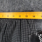 Southern Lady Pants Womens M Black White Windowpane Pull On NWT NOS - take2supply