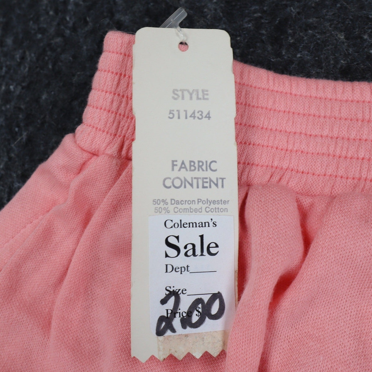 White Stag Shorts Womens Small Vintage 90s Pink Cotton Blend Deadstock USA Made - take2supply