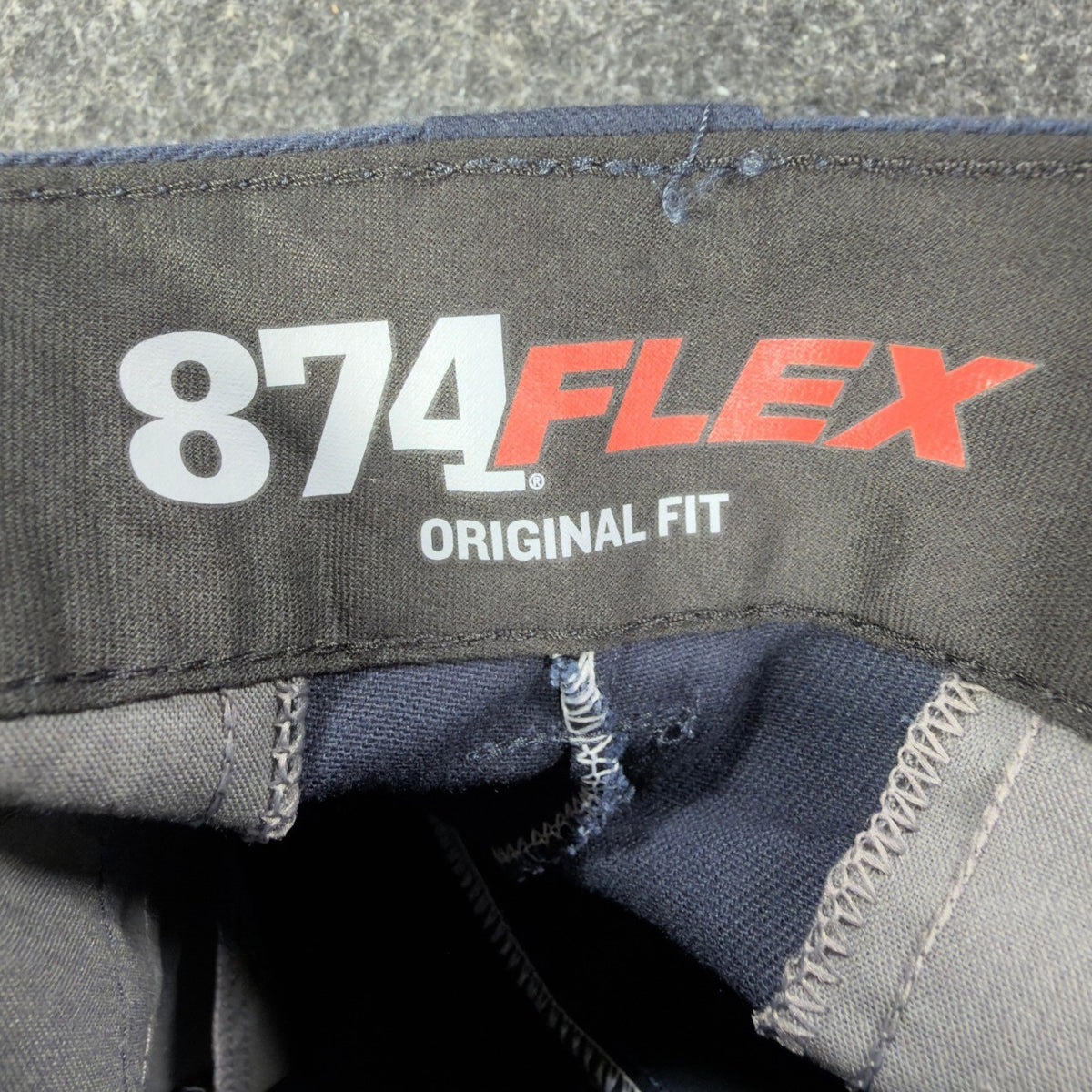 Dickies 874 Flex Work Pants Mens 33x30 Dark Navy Blue Modern NWT - take2supply