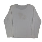 Peanut Butter & Jelly Shirt Womens Medium White Holiday Christmas Sleigh Beaded - take2supply