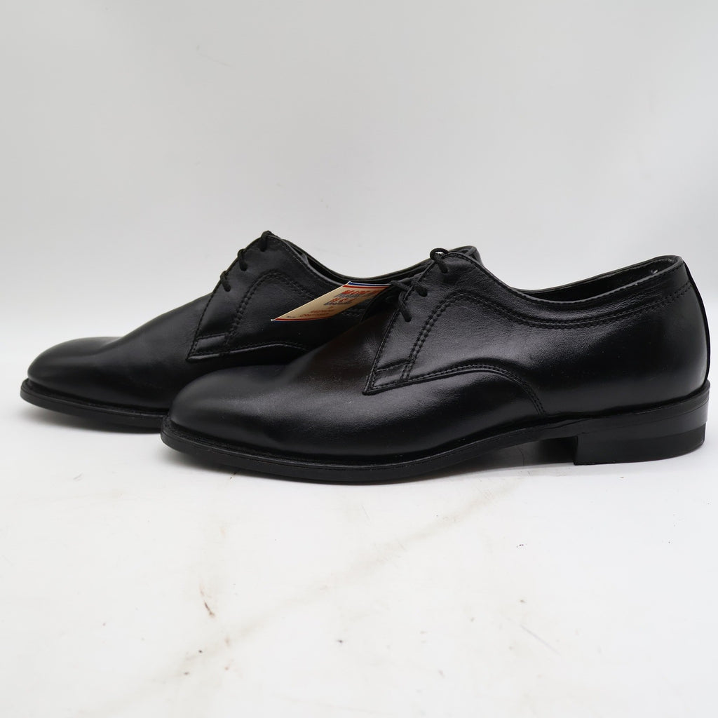 Barclay Oxford Dress Shoes Mens 10 D Vintage Black Leather Made in USA 90029 - take2supply