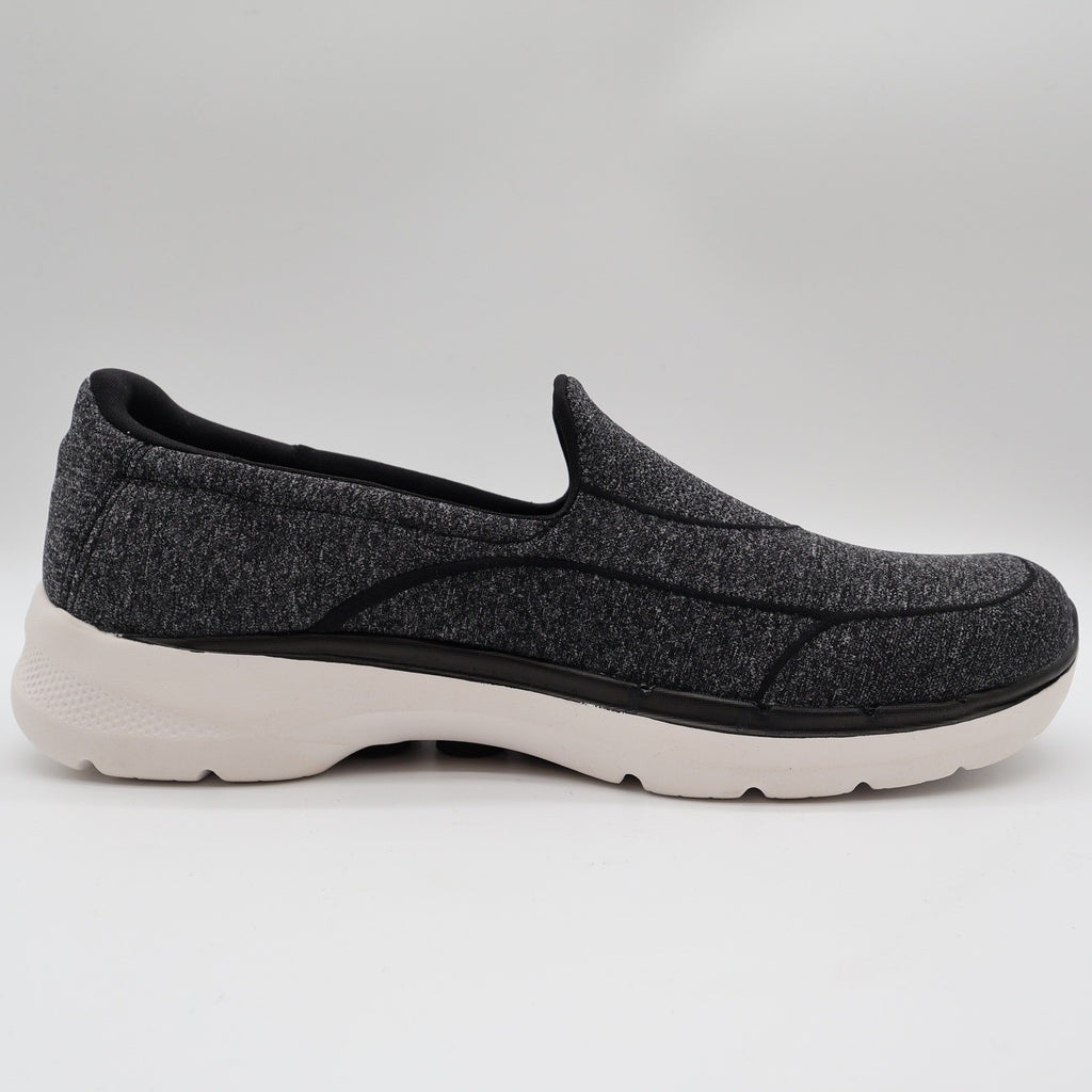 Skechers Go Walk 6 Carice Womens Size 10 Black Grey Slip On Walking Shoes 124541 - take2supply