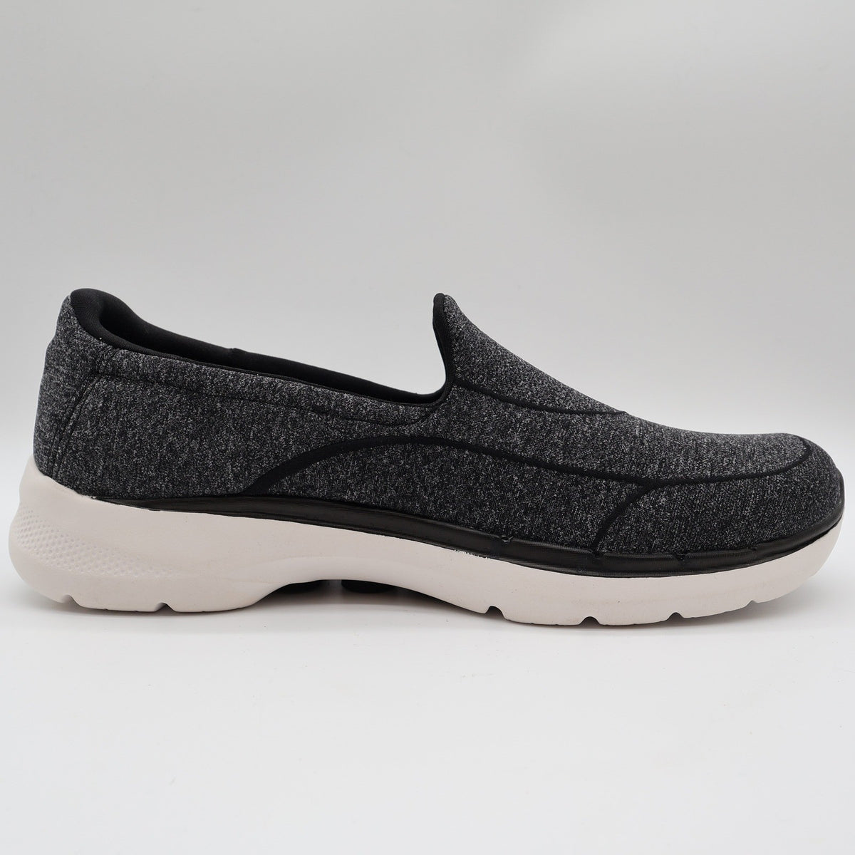 Skechers Go Walk 6 Carice Womens Size 10 Black Grey Slip On Walking Shoes 124541 - take2supply
