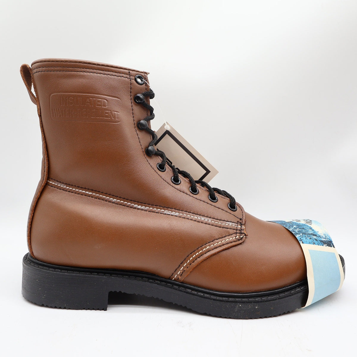 Walker Vintage 80s Work Boots Mens 10.5 EE Brown Leather NWT - take2supply