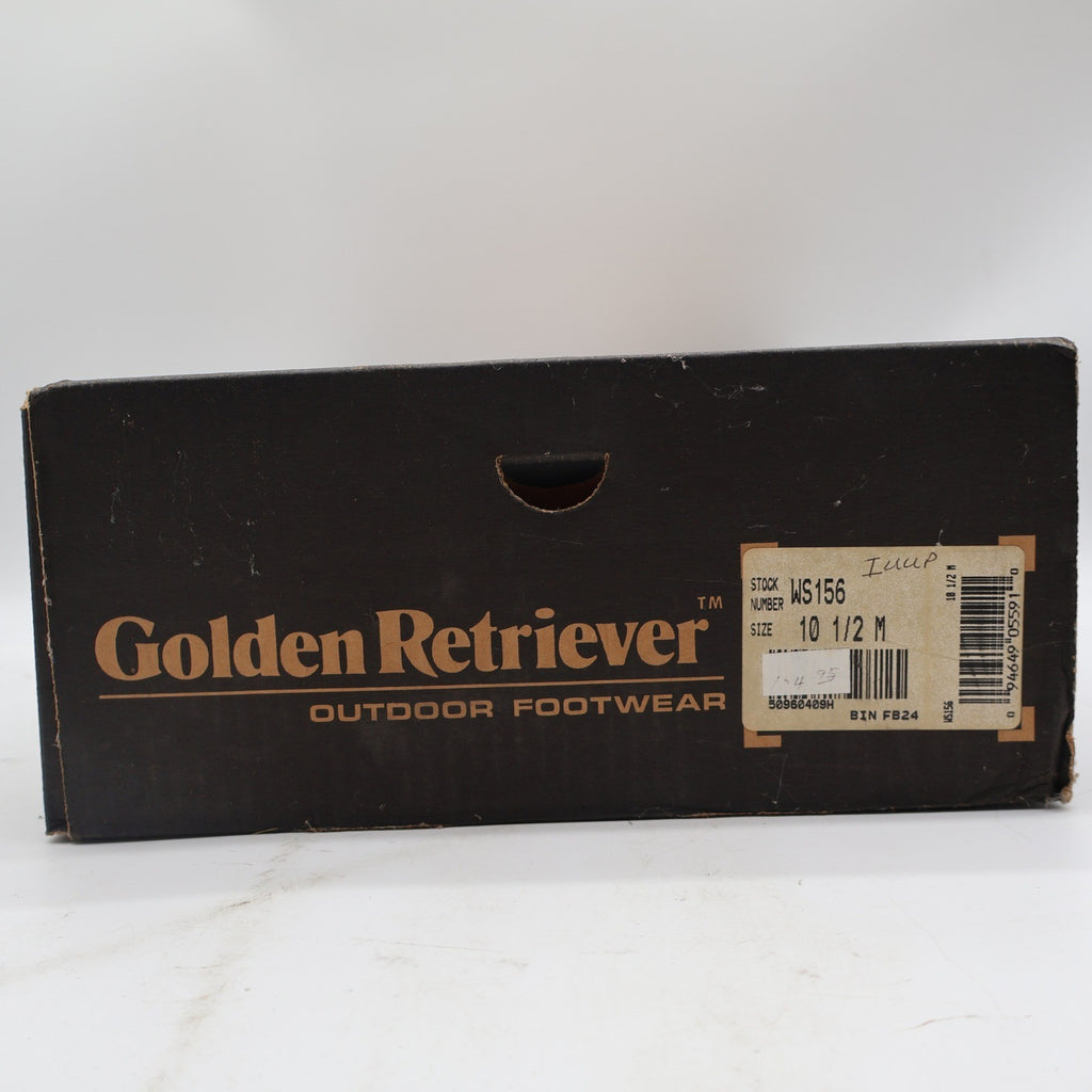 Golden Retriever Hunting Boots Mens 10.5 M Vintage USA Leather Camo Sympatex NEW - take2supply