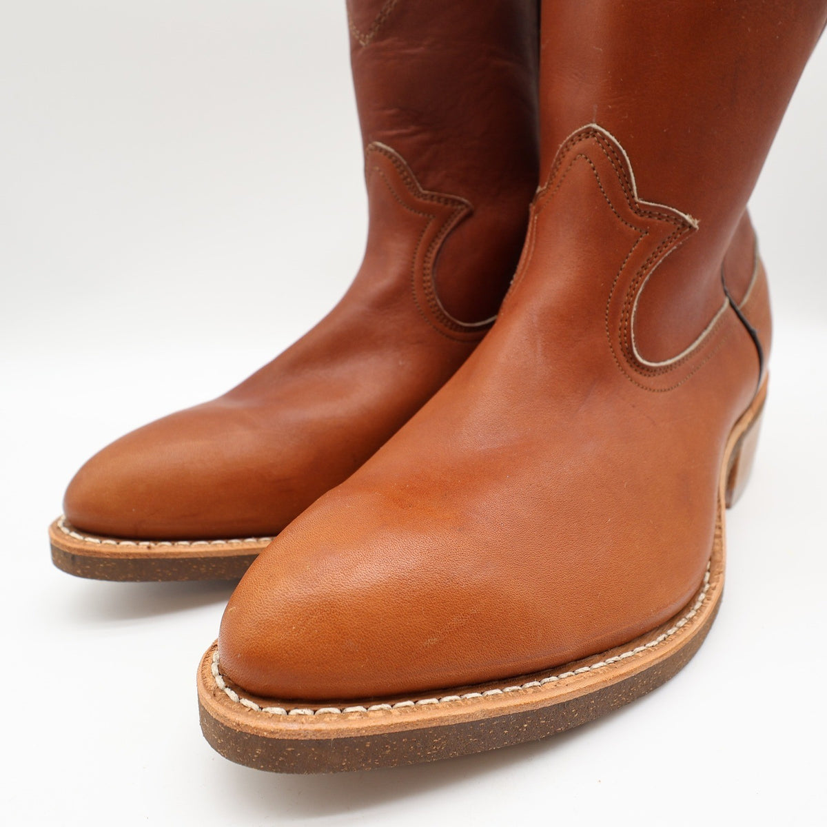 Laredo Vintage Western Boots Mens 9EE Brown Leather Deadstock NWT - take2supply