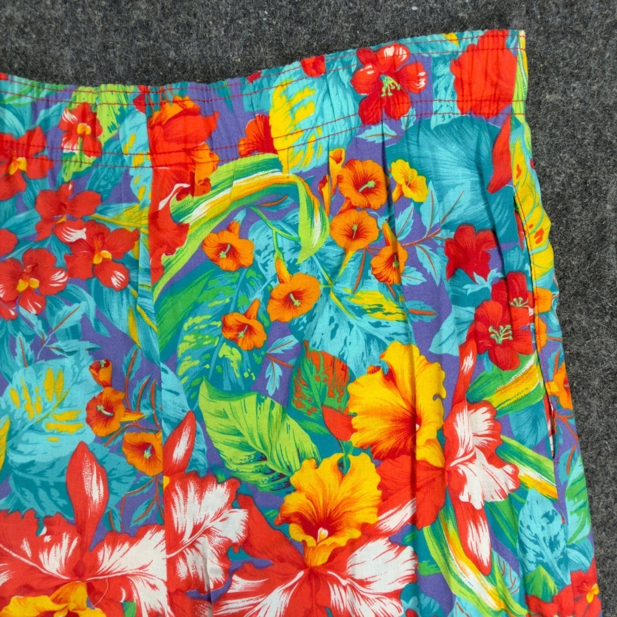 Vintage That's Me Shorts Womens 5/6 90s Hawaiian Tropical Floral Cotton NWT - take2supply