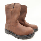 Worx Red Wing 5701 Steel Toe Work Boots Mens 7.5 Brown Leather New Deadstock - take2supply