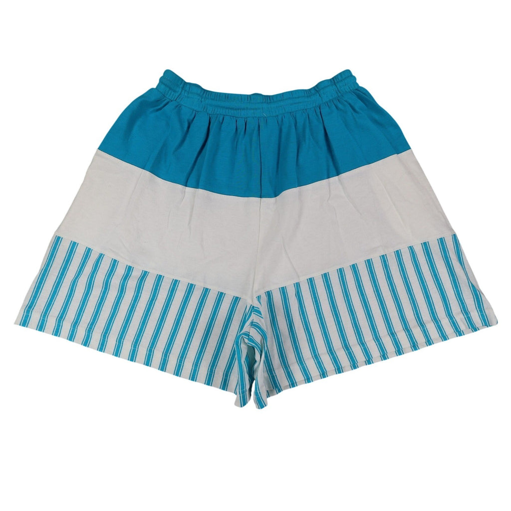 Hang Ten Shorts Mens XL Vintage 80s Blue White Striped Classic Sport USA NWT - take2supply