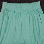 Silhouettes by Kathy Shorts Womens S Vintage 90s Mint Green Cotton Blend USA - take2supply