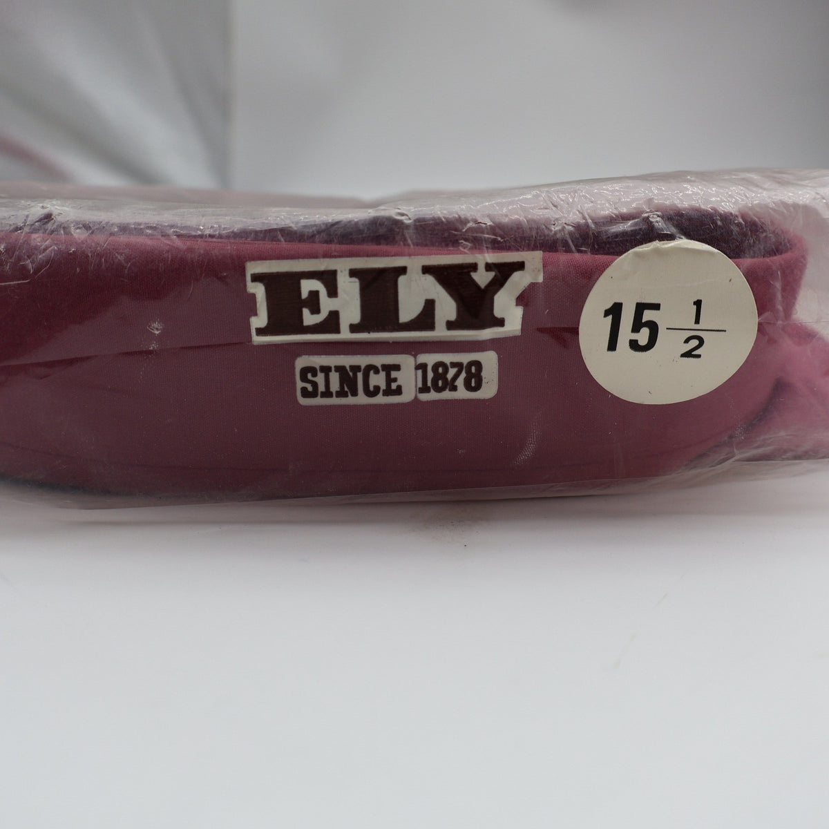 Ely Cattleman Western Shirt Mens 15.5 Vintage Burgundy Pearl Snap Half Sleeve - take2supply