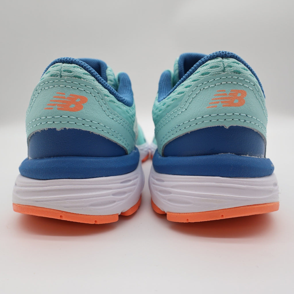 New Balance 680v6 Kids Shoes Size 11 Blue Orange Mesh Running Sneaker YP680LL6 - take2supply