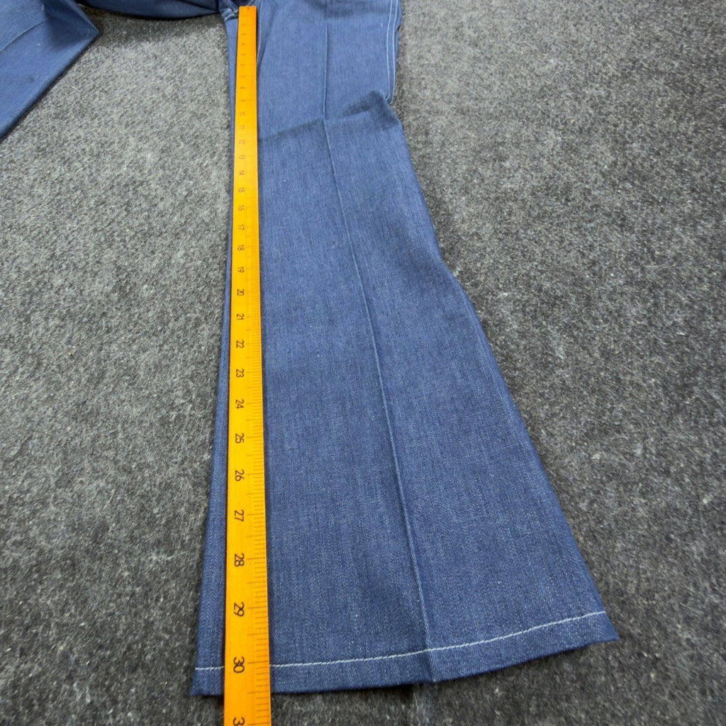 Maverick Vintage 70s Boot Flare Jeans Boys 16 Regular Blue Denim NWT Deadstock - take2supply
