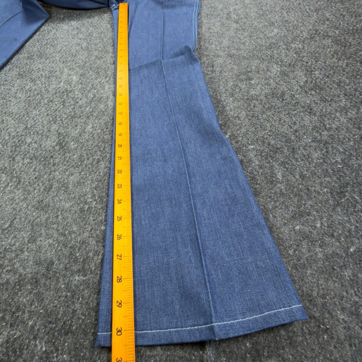 Maverick Vintage 70s Boot Flare Jeans Boys 16 Regular Blue Denim NWT Deadstock - take2supply
