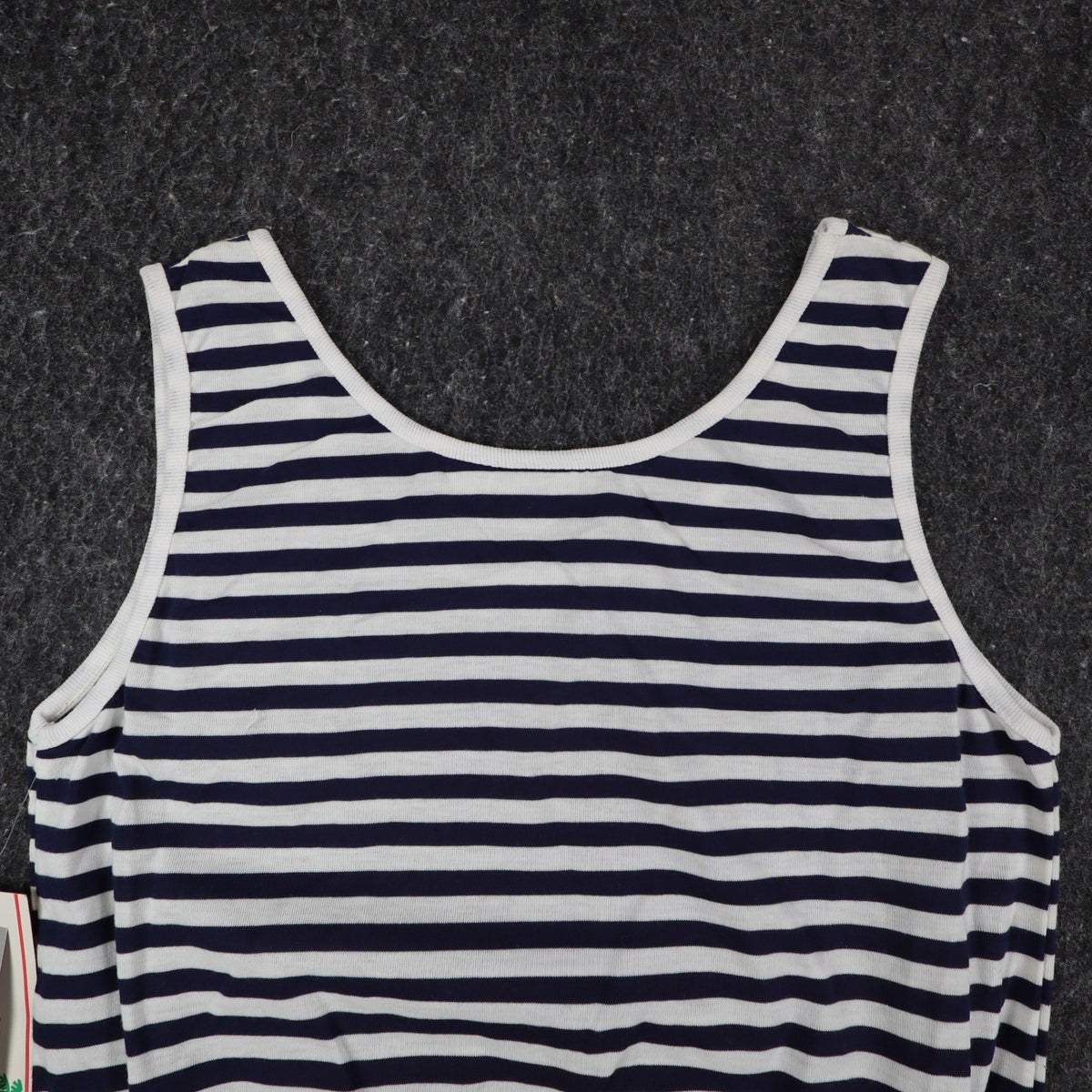 Palmetto's Striped Tank Top Womens Medium Vintage Deadstock Navy White A1992227 - take2supply