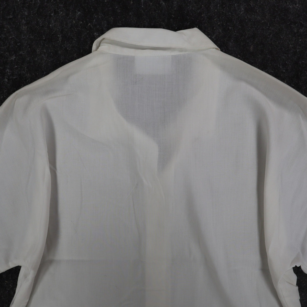Xtrovert Blouse Womens 10 White Geometric Embroidered Short Sleeve USA NOS NWT - take2supply