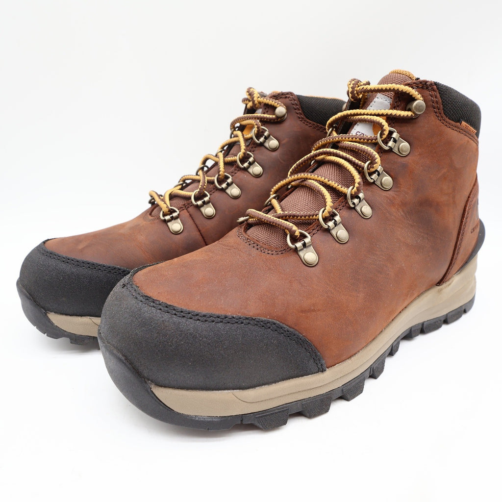 Carhartt Gilmore Waterproof Alloy Toe Work Hiker Mens 9M Brown Leather FH5550-M - take2supply