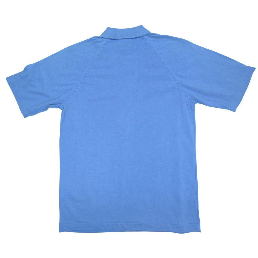 Jantzen Polo Shirt Mens Small Blue Poly Cotton Golf Deadstock NWT 2M506 - take2supply