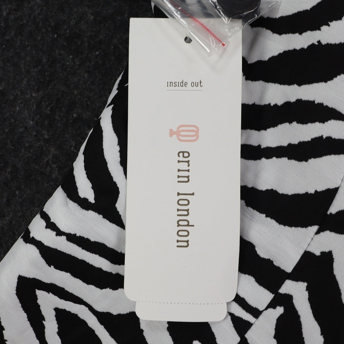 Erin London Zebra Print Blazer Women Size M NWT Black White Animal Coat - take2supply
