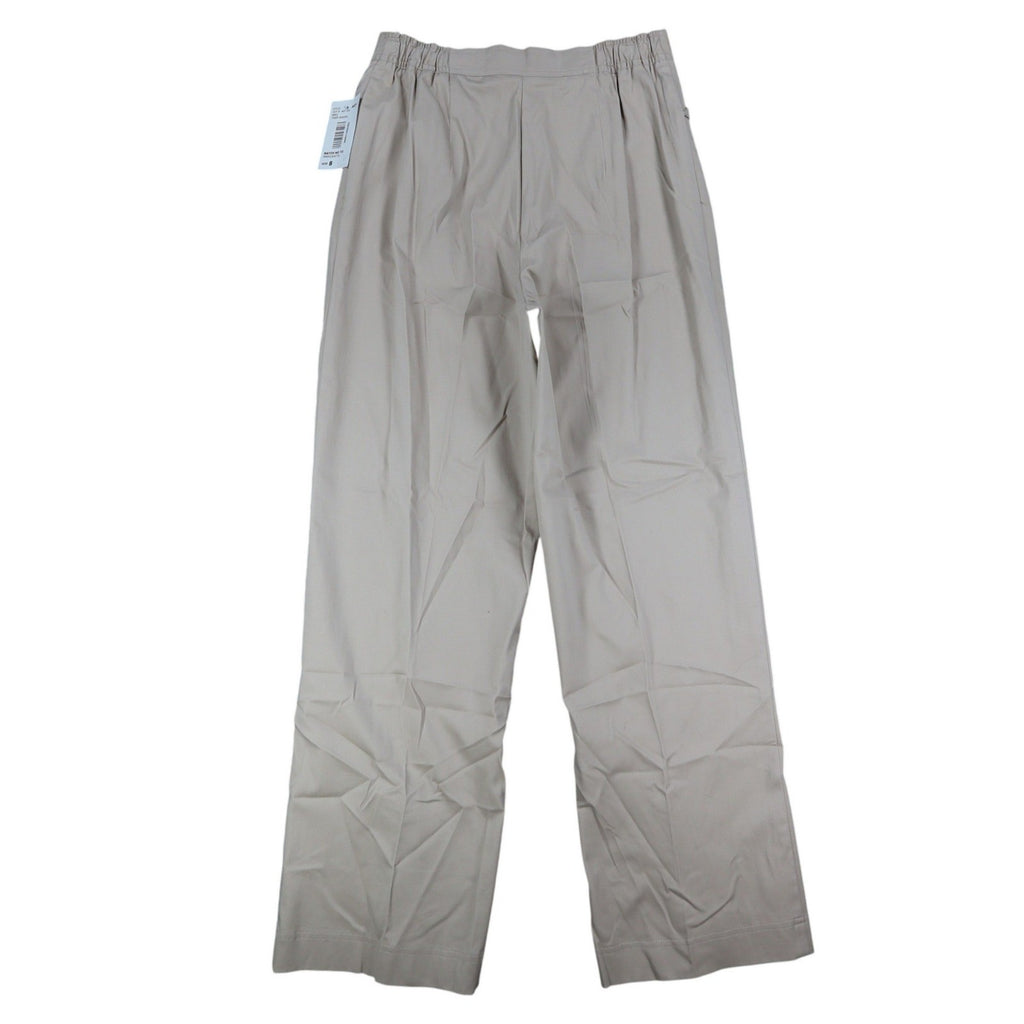 N Touch Dress Pants Womens 8 Khaki Beige Stretch Cotton Straight Leg New NWT - take2supply