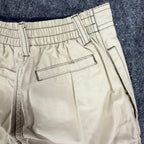 Tommy Hilfiger Y2K Cargo Shorts Boys 6 Beige Cotton Nylon NWT New - take2supply