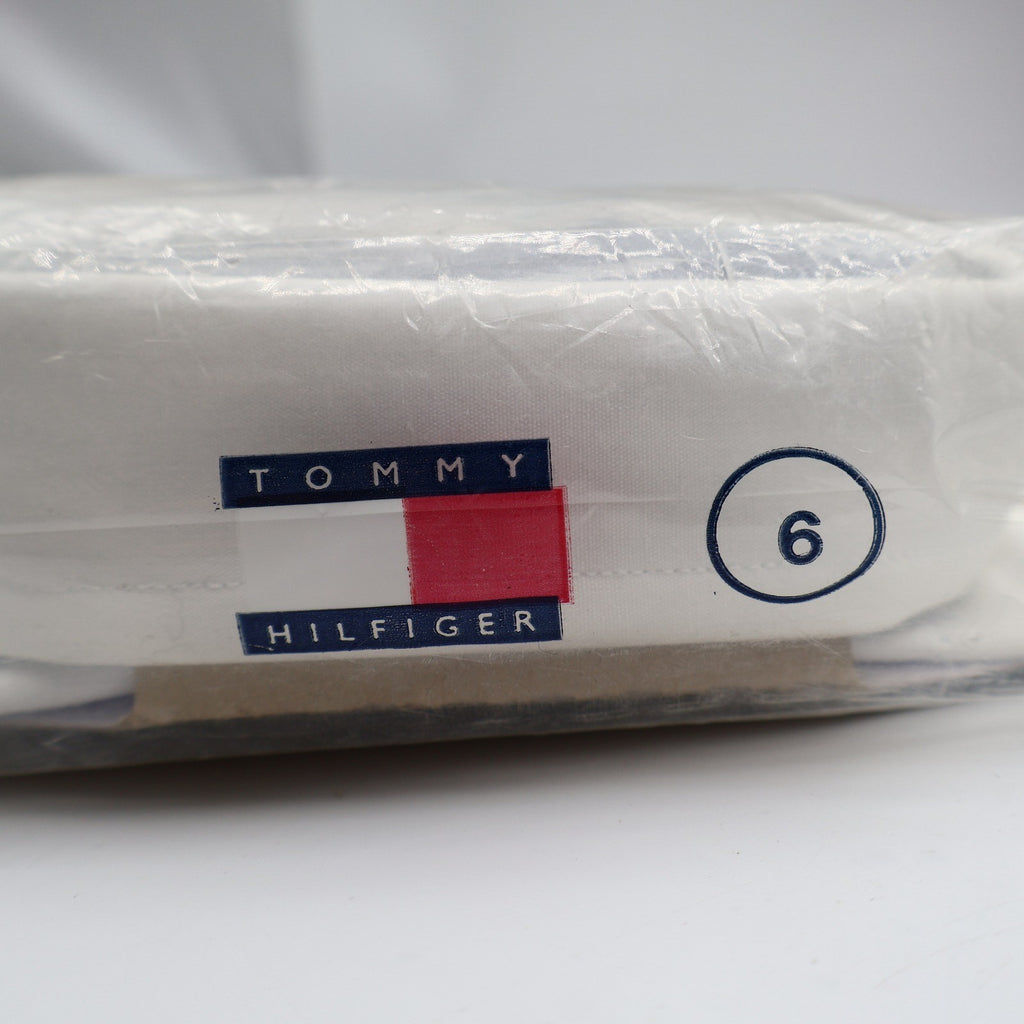 Tommy Hilfiger Shirt Boys 6 White Non Iron Cotton Long Sleeve Crest Cuff NWT - take2supply