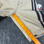 Tommy Hilfiger Y2K Cargo Shorts Boys 7 Tan Cotton Nylon NWT - take2supply