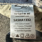 Silver Jeans Co Sasha Skinny Jeans Girls 16 Blue Eco Denim Slim Fit NWT - take2supply