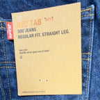 Levi's 505 Jeans Boys 11 Slim Blue Cotton Straight Vintage Y2K Deadstock - take2supply