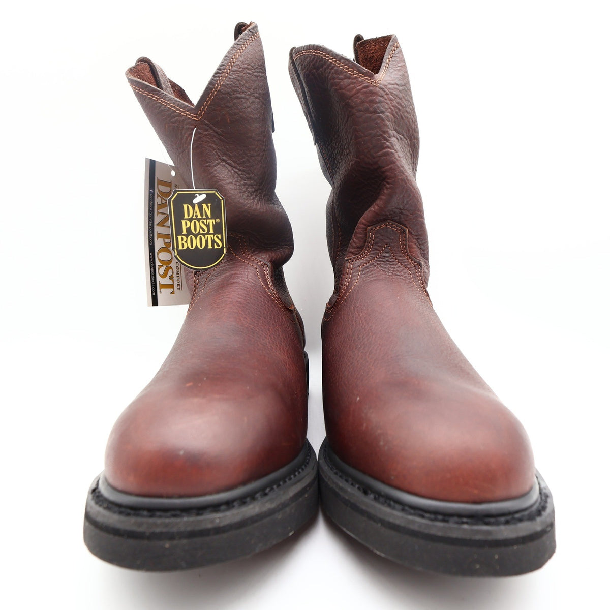Dan Post Briar Oily Pull On Boots Mens 12D Brown Leather NWT DP69622 - take2supply