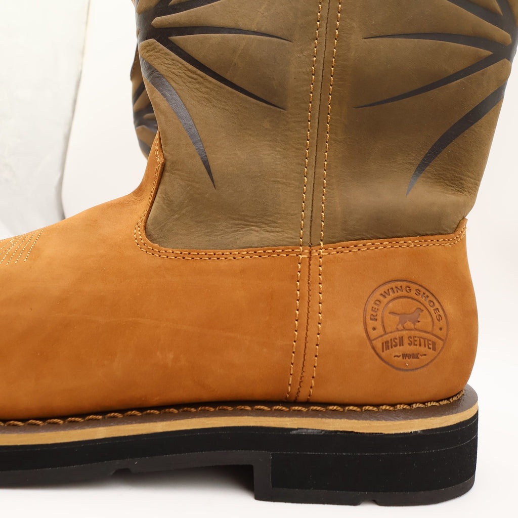 Irish Setter Red Wing Mens 13 D Walker Leather Soft Toe Pull On Work Boots 83937 - take2supply