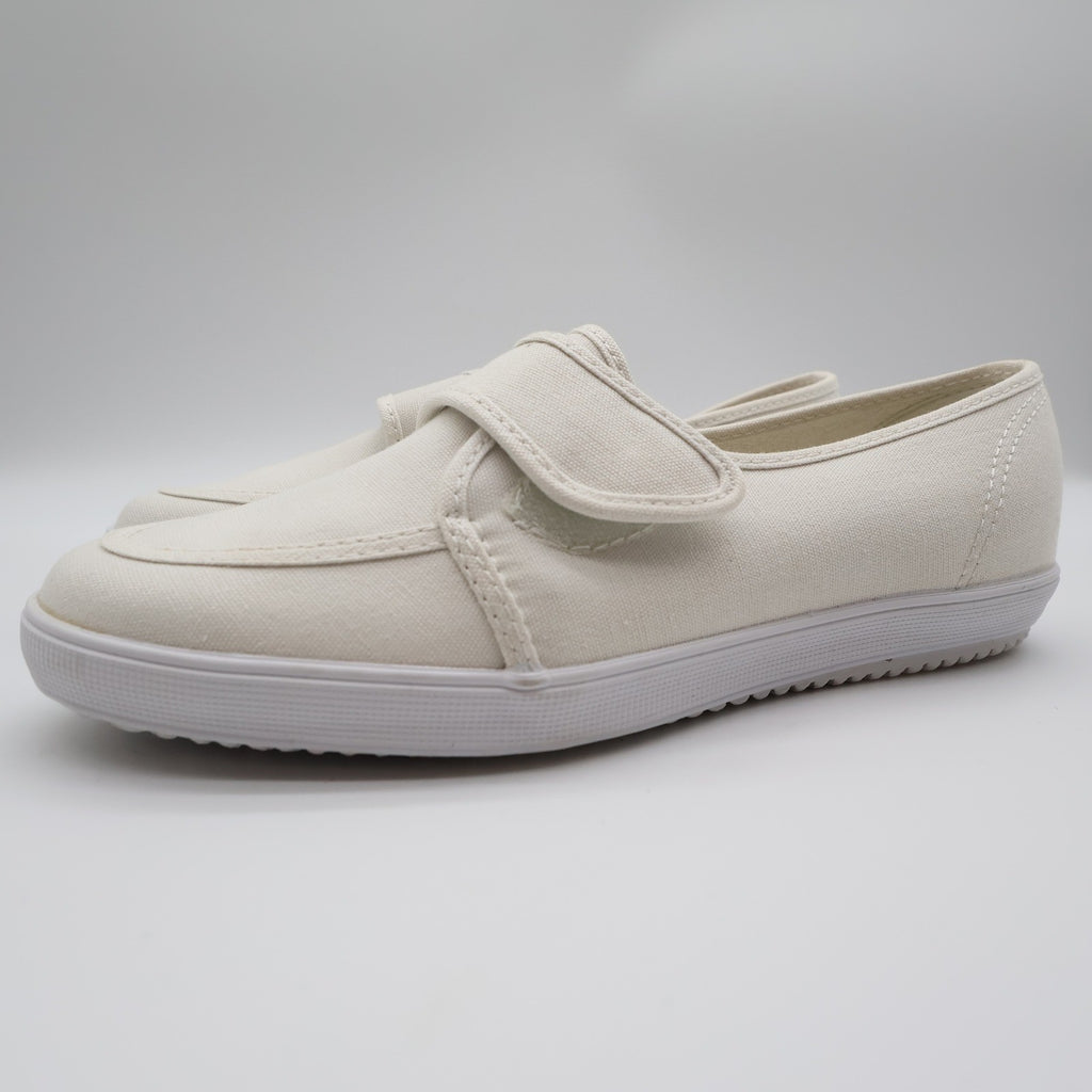Grasshoppers Skipjack II White Canvas Shoes Womens 7.5 W Wide Hook Loop EF20000 - take2supply