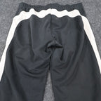 Nike Track Pants Girls M Black Excellent Side Stripe Athletics Logo - take2supply