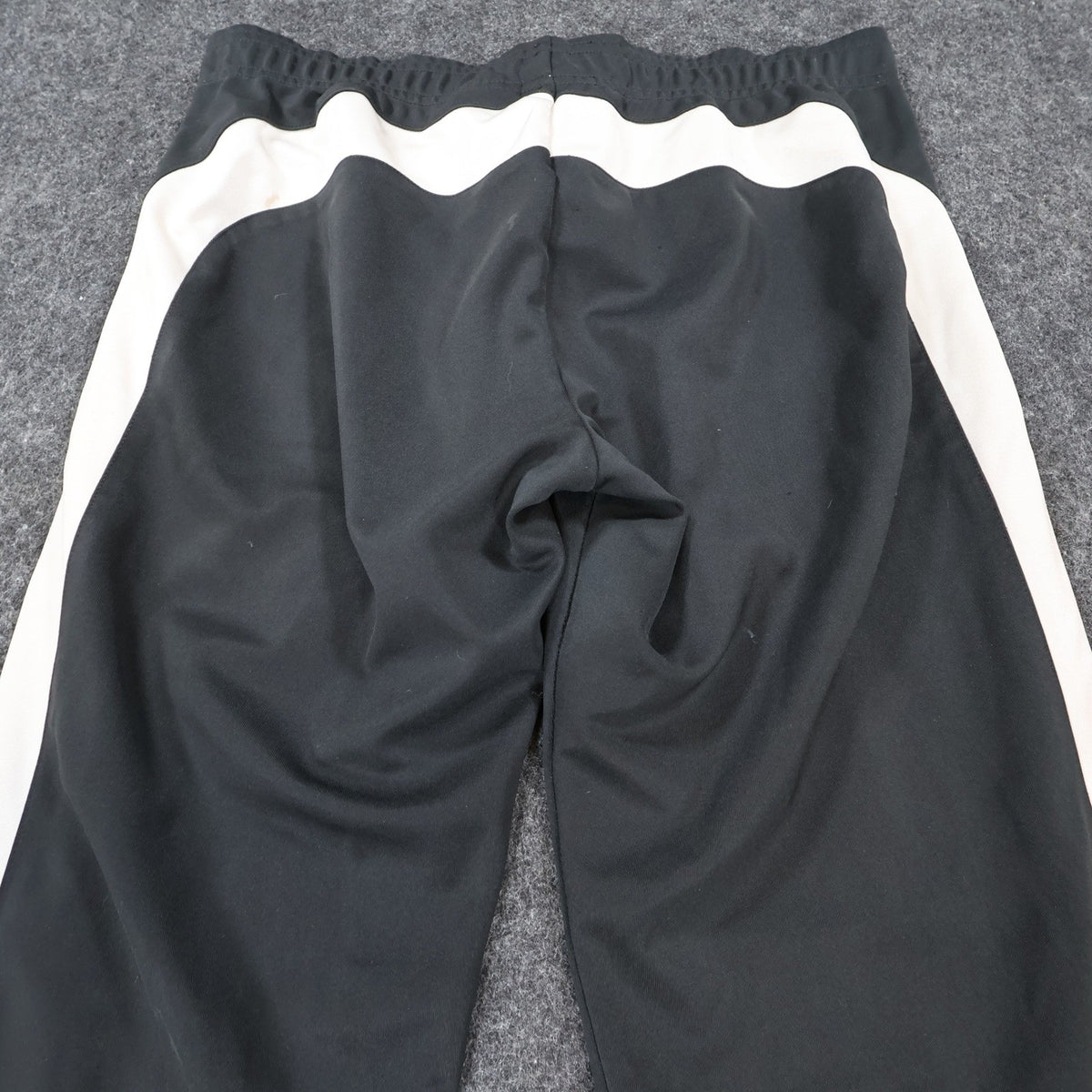 Nike Track Pants Girls M Black Excellent Side Stripe Athletics Logo - take2supply
