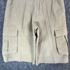 Lee Dungarees Cargo Shorts Mens 29 Khaki Cotton Relaxed Deadstock 219-2437 - take2supply