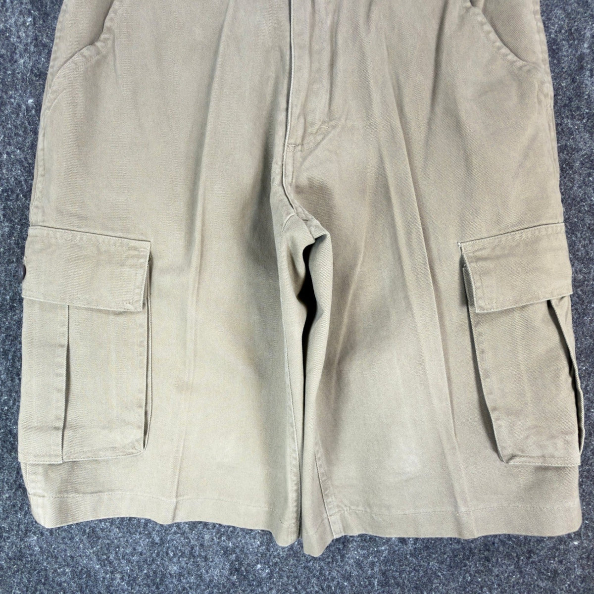 Lee Dungarees Cargo Shorts Mens 29 Khaki Cotton Relaxed Deadstock 219-2437 - take2supply