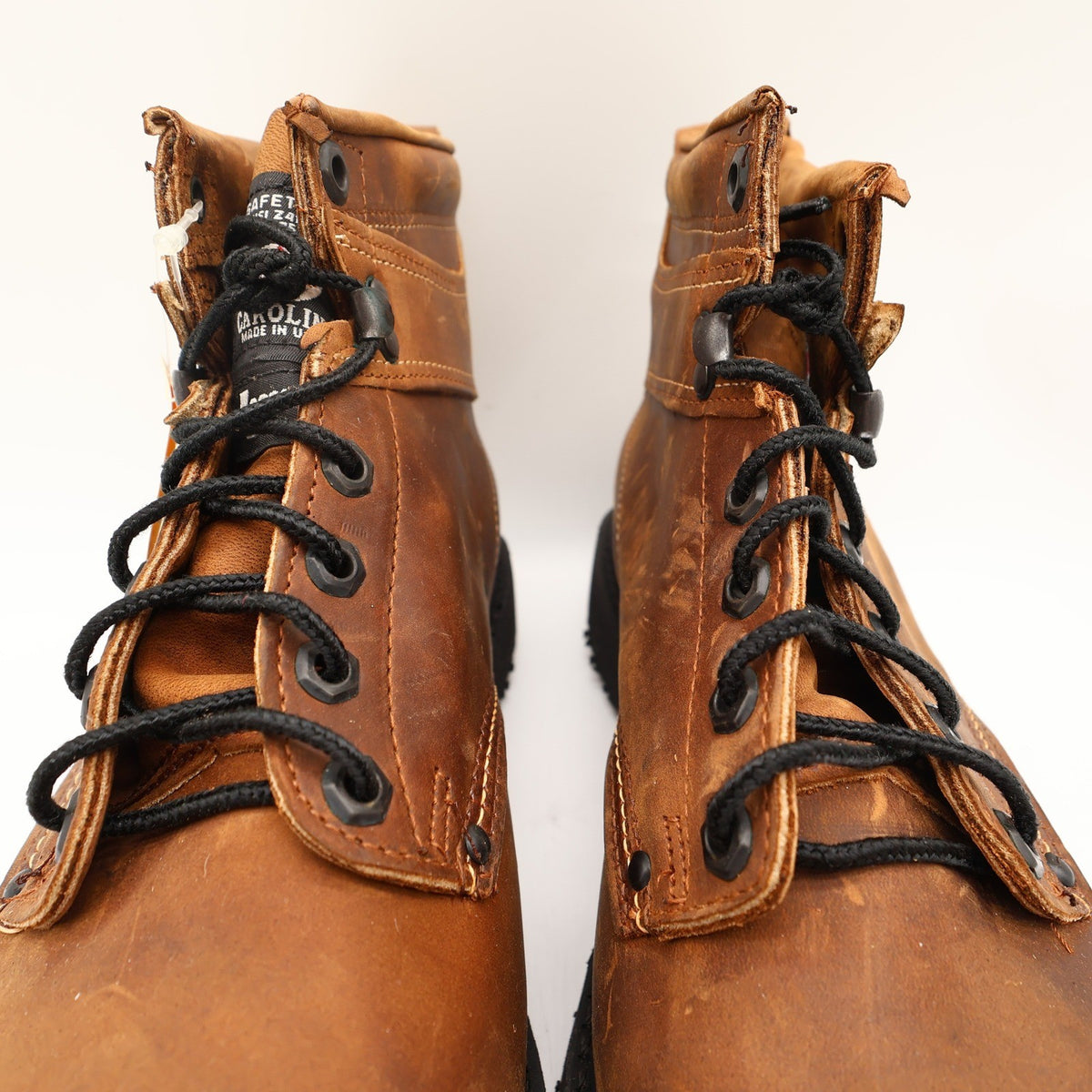 Carolina Steel Toe Work Boots Mens 11.5 D Brown Leather USA Made New NWT 139 - take2supply