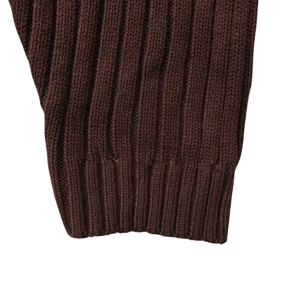 Southpole Ribbed Knit Sweater Mens Large Brown Excellent Striped Y2K Streetwear - take2supply