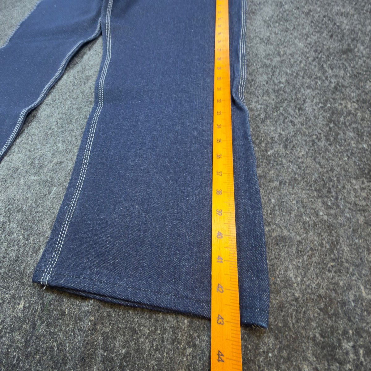 KEY Vintage 90s Dungaree Jeans Mens 44x30 USA Made Blue Denim NWT 1-402-41 - take2supply