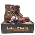 Golden Retriever Hunting Boots Mens 9 Vintage Brown Camo Waterproof Thinsulate - take2supply