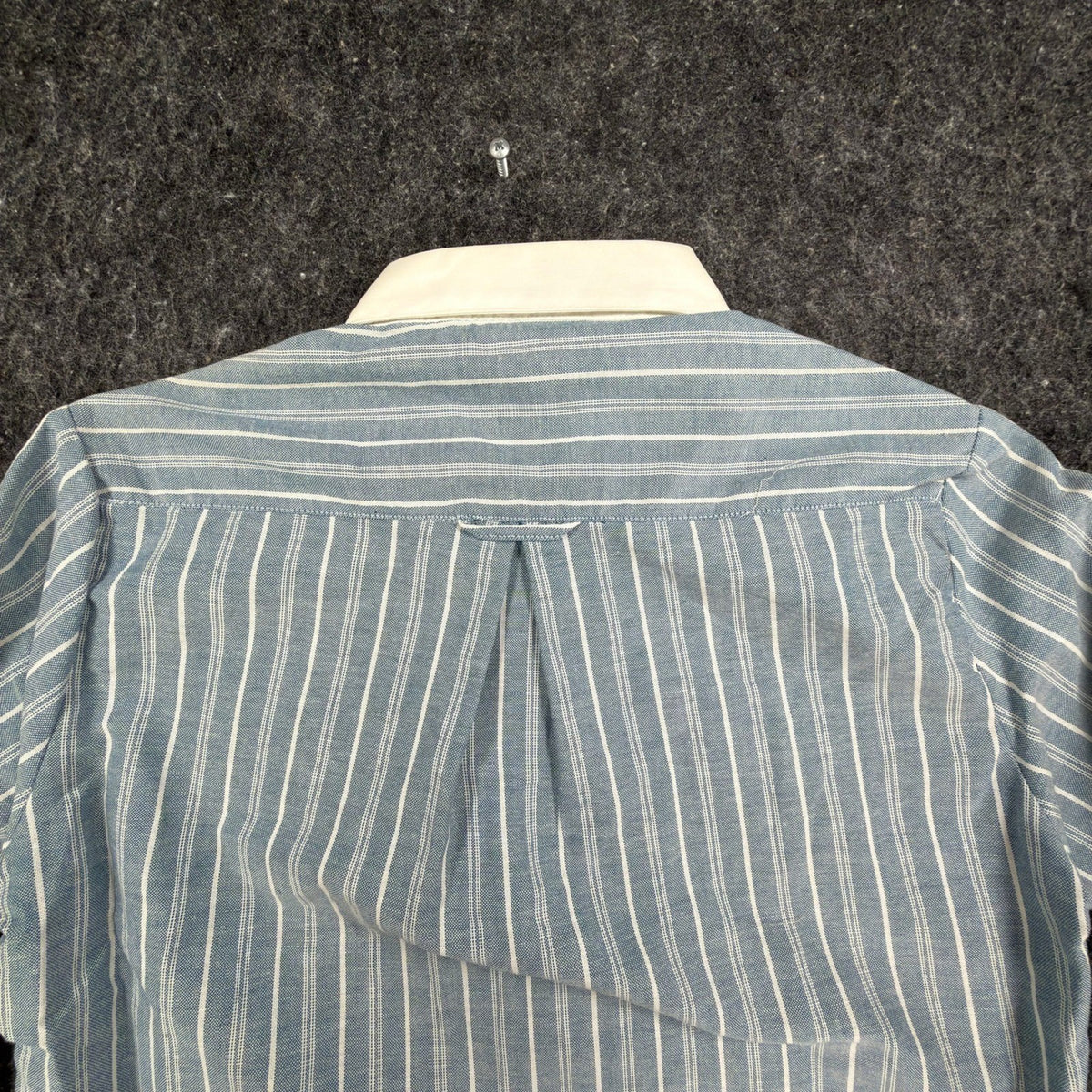 Bobbie Brooks Vintage 80s Striped Blouse Womens 5/6 Blue Cotton Blend NWT - take2supply