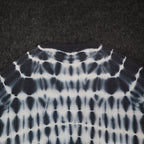 She + Sky Waffle Knit Top Medium NWT Navy White Tie Dye Thermal Raglan SS2467 - take2supply