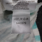 Tribal Jeans Womens S Aqua White Striped Lightweight Hooded Pullover Top NWT - take2supply