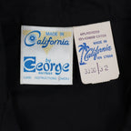 Made in California by George Smock Top Womens 32 Vintage Black Snap Front Shirt - take2supply