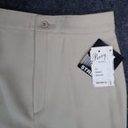 Perry Classics Wide Leg Trousers Womens 10 Vintage 70s Tan Polyester High Rise - take2supply