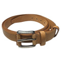 Orvis Genuine Leather Belt Made in Italy Silver Buckle Size 44 110 - take2supply